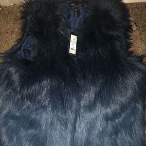 Romeo and Juliet couture fur vest